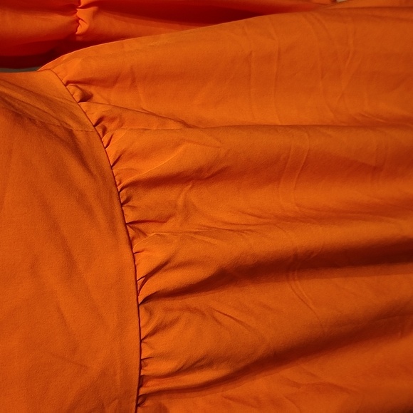 Exlura NWT Boho Peasant Dress Coral Like Color Sz. Small - Picture 7 of 15